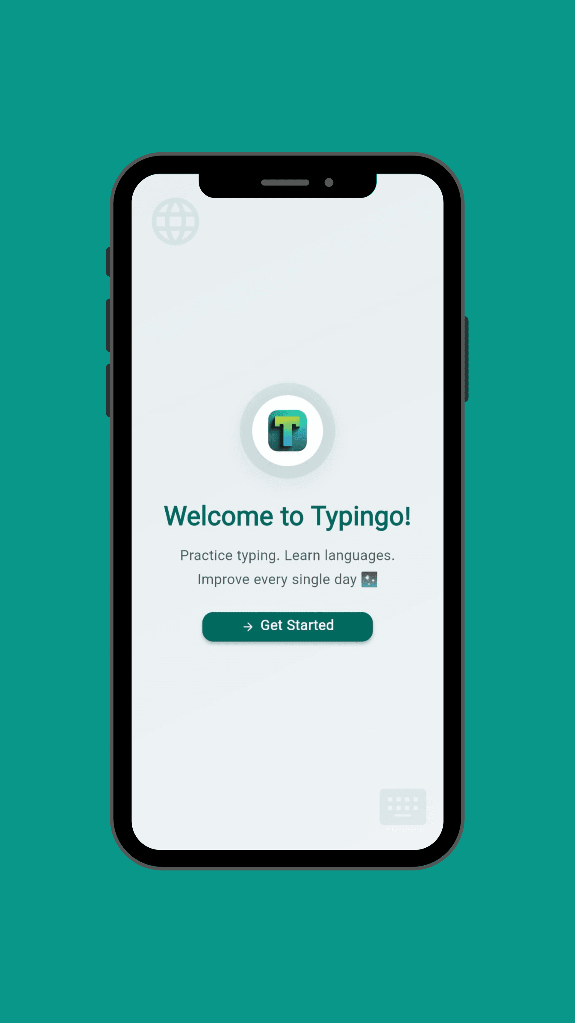 Typingo app screenshot